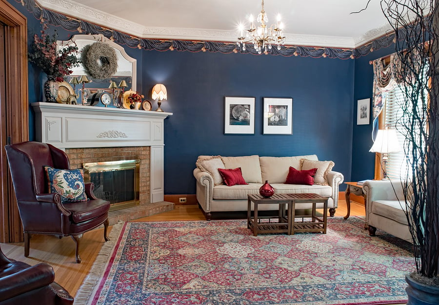 Use These Tips to Add Nay Blue to Your Living Room